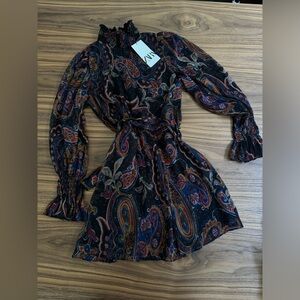 NWT ZARA Multi-colored dress